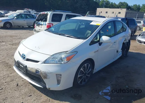 2013 Toyota Prius Three Se из США, поврежденный, VIN JTDKN3DU1D5613858